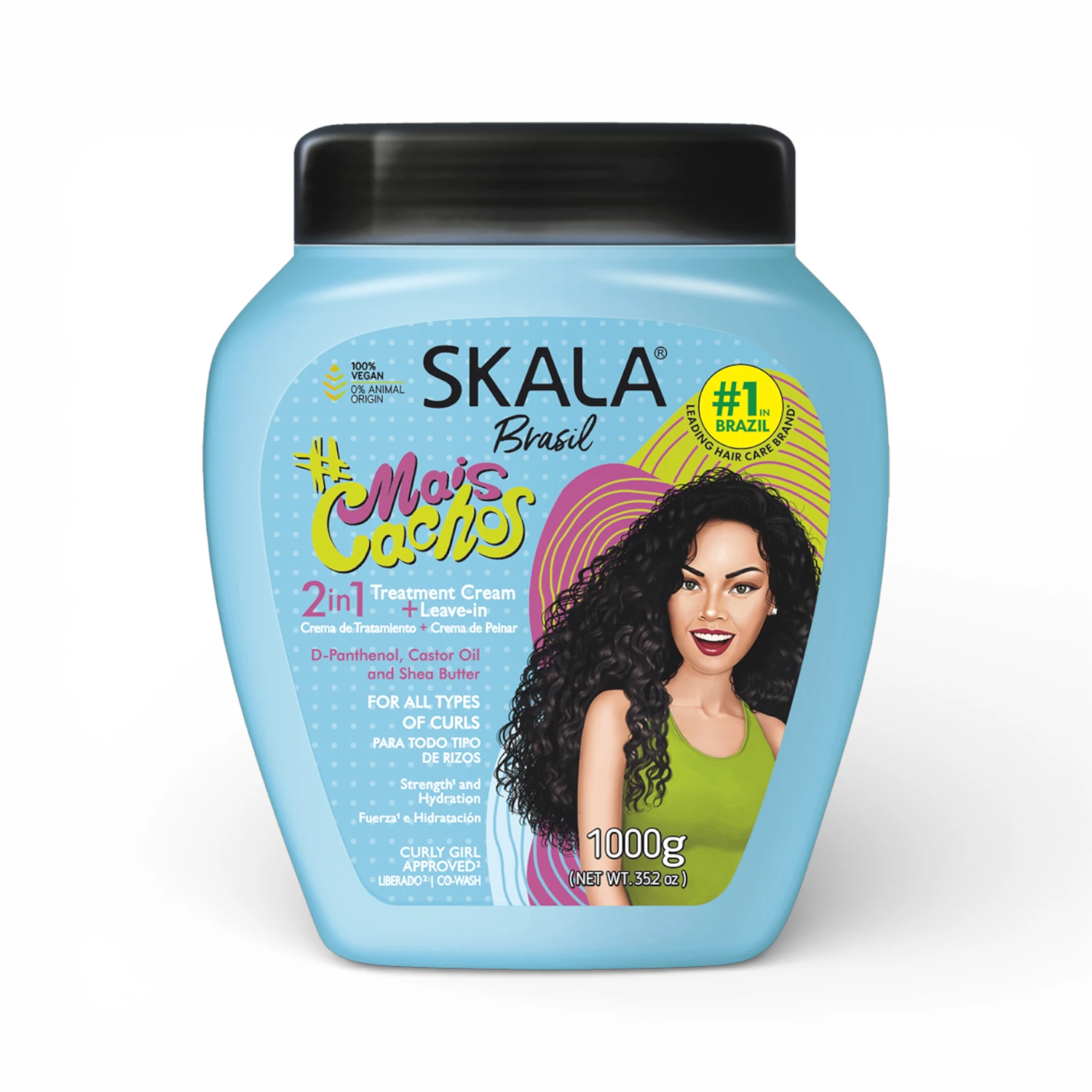 Crema de Tratamiento Skala Brasil Mais Cachos (1000 g)