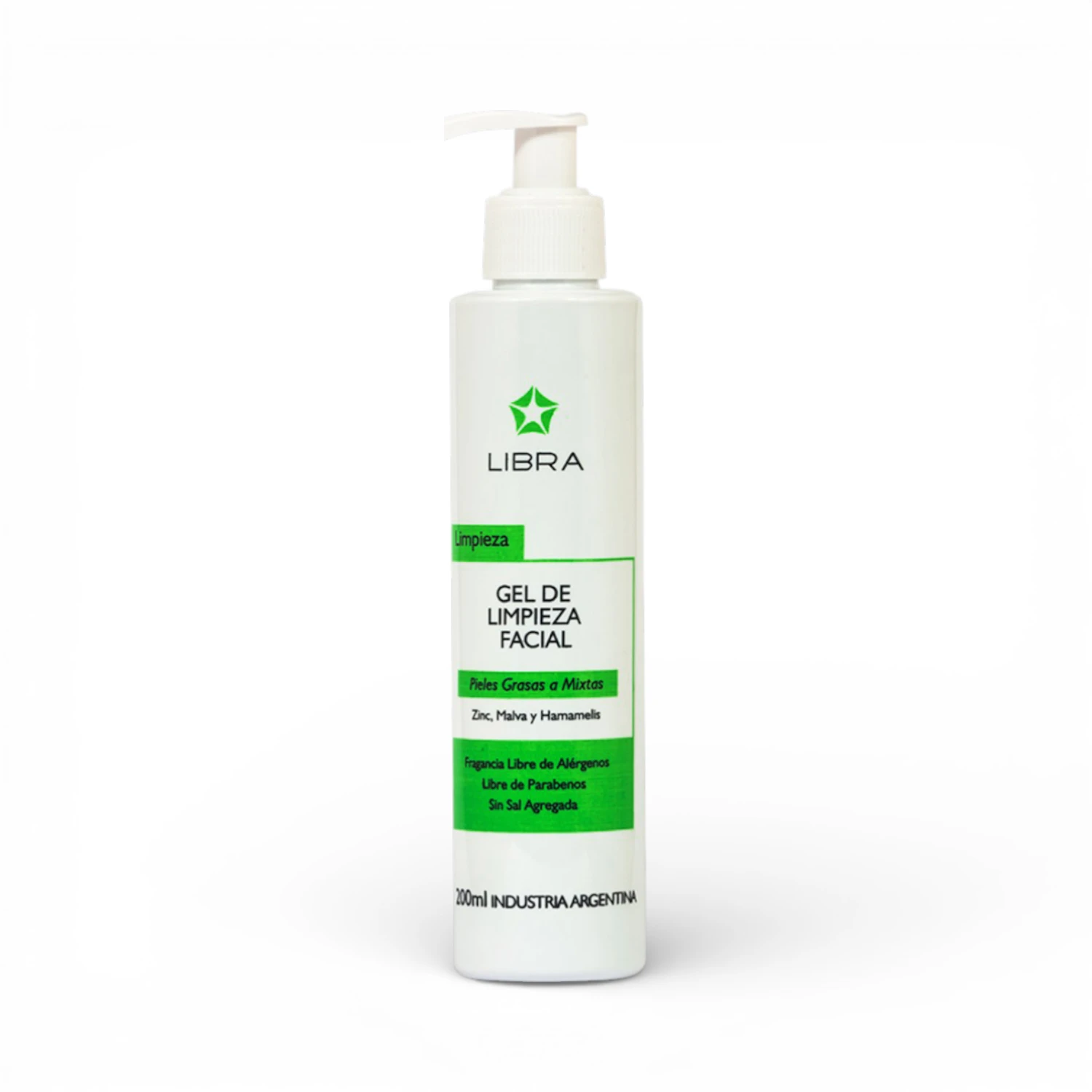 Gel de Limpieza Facial Pieles Mixtas Libra Cosmética (200 ml)