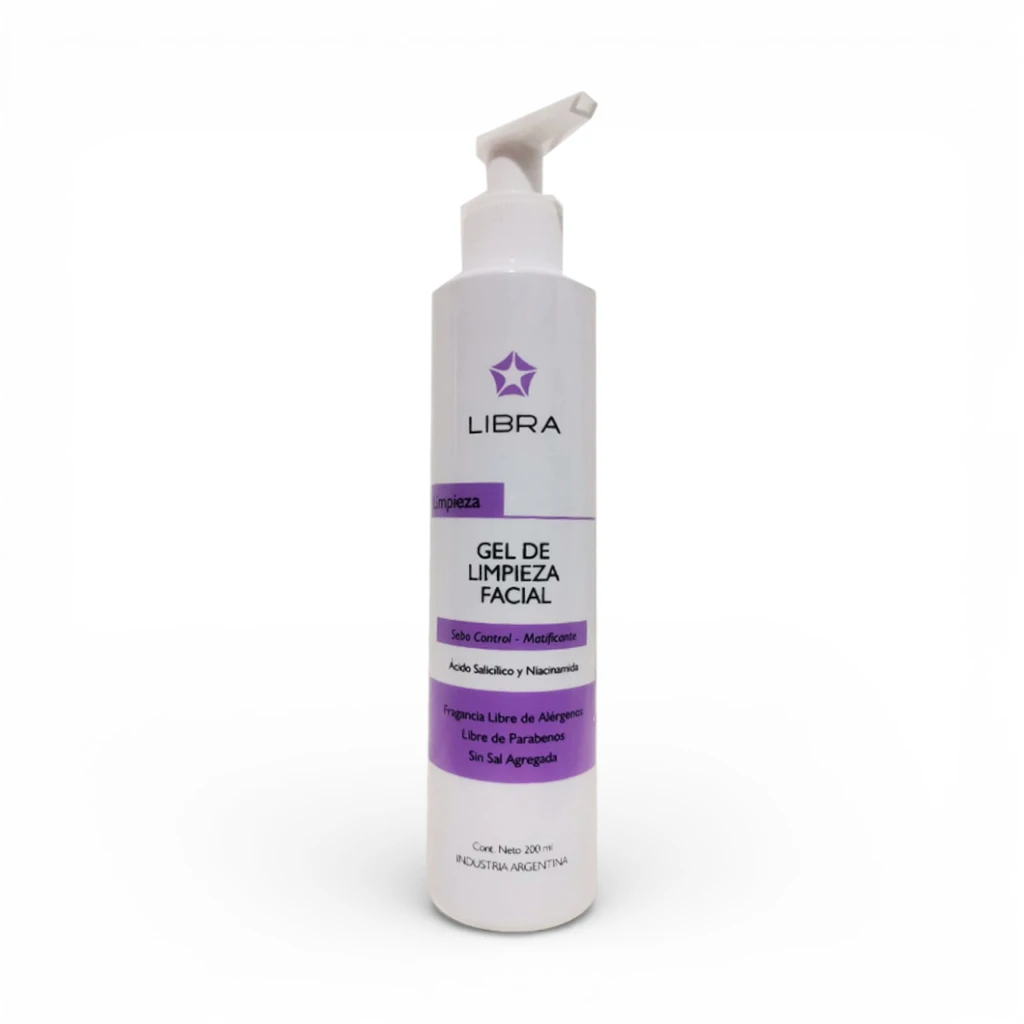 Gel de Limpieza Facial Sebo Control Libra Cosmética (200 ml)