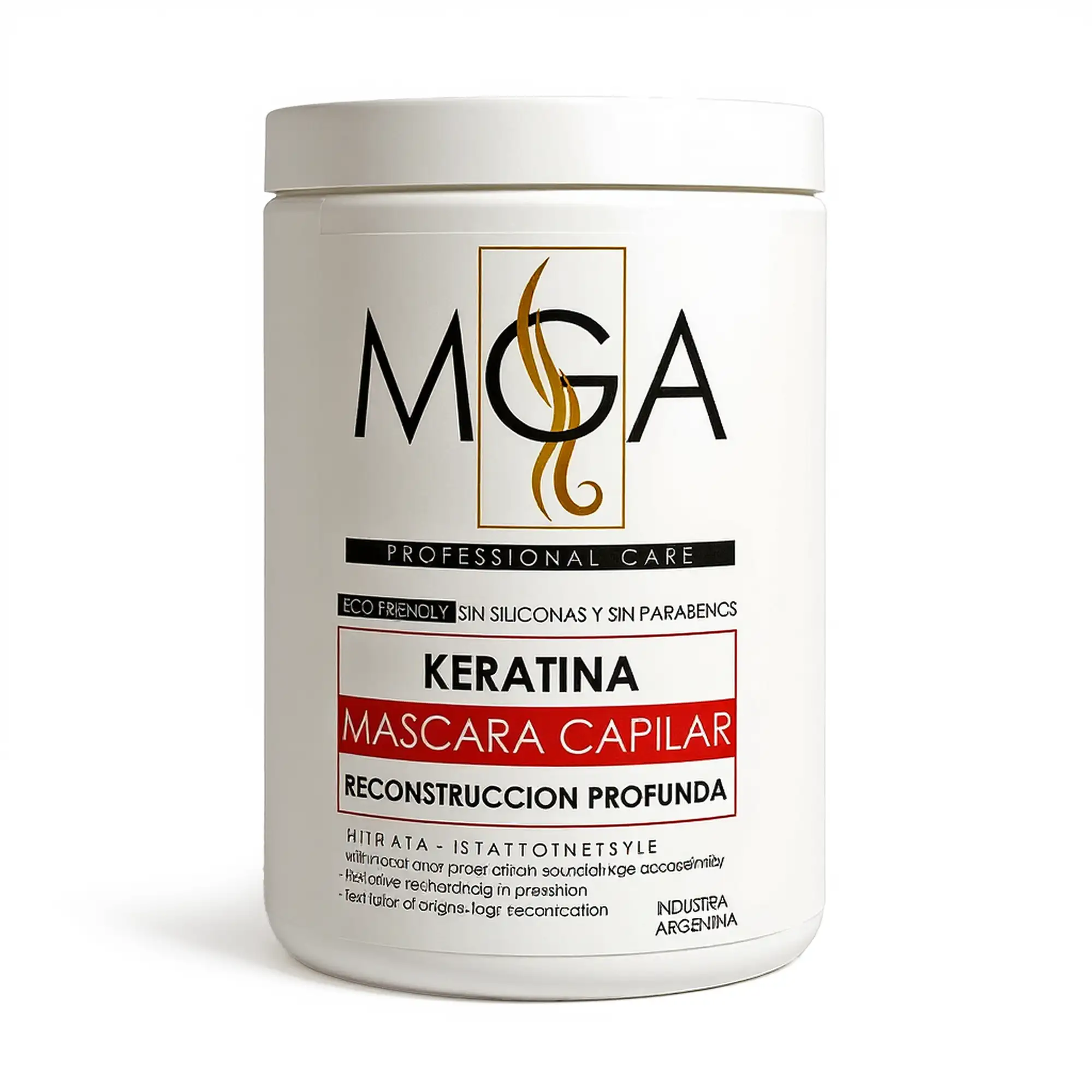 Máscara Capilar MGA con Keratina (1000 g)