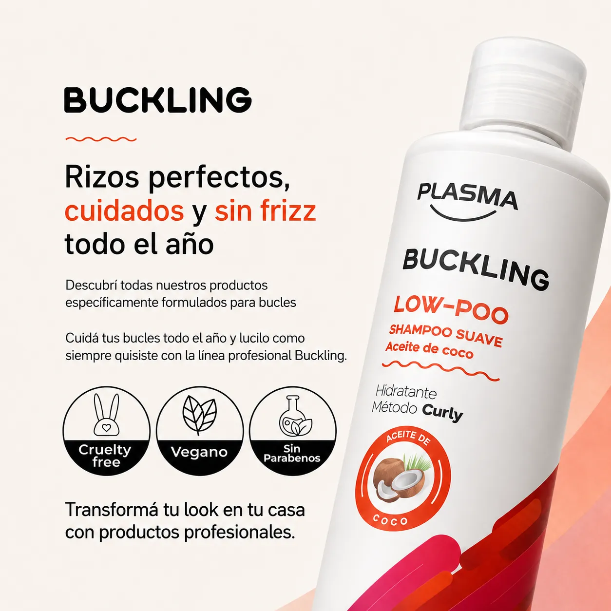 Shampoo Suave Plasma Buckling Low-Poo (400 ml) 4a