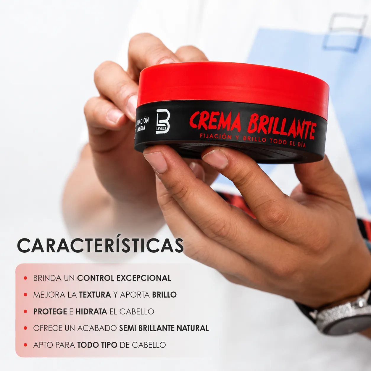 Cera Brillante Level 3 Fijación y Brillo (150 ml) 05