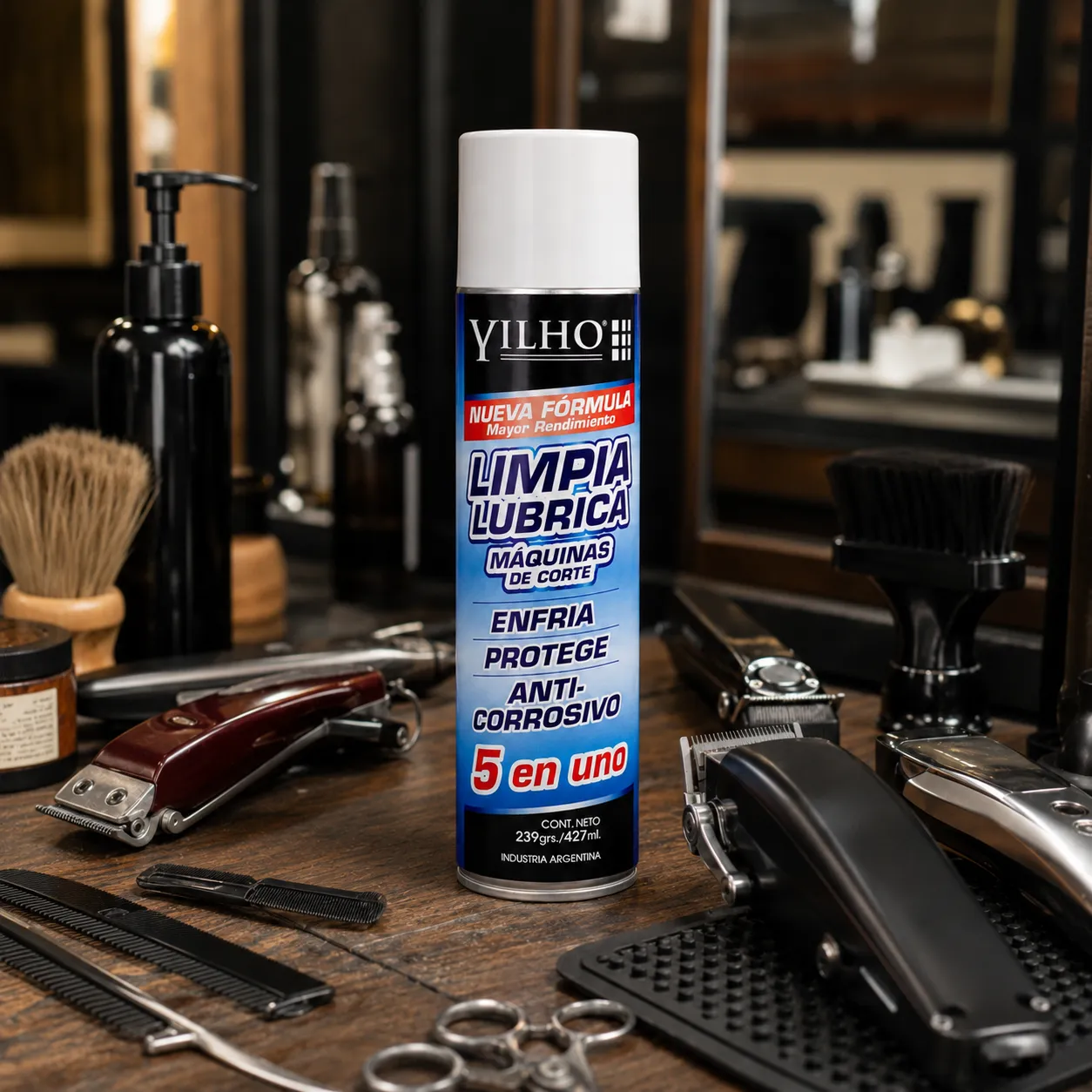 Limpiador y Lubricante de Maquina de Corte 5 en 1 Yilho (239 gr) 6