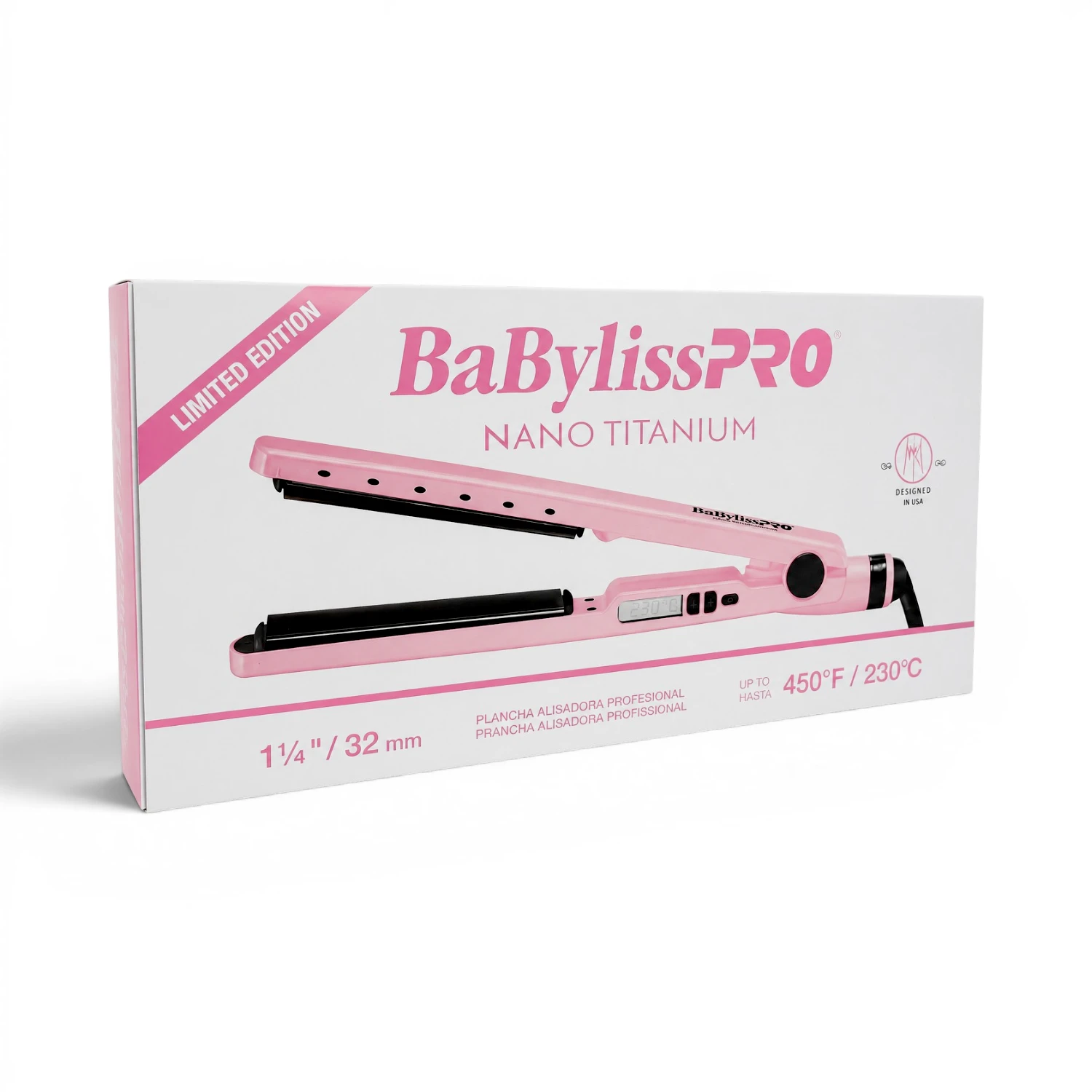 Plancha BabylissPro Nano Titanium 4091 Pink Edición Limitada 04